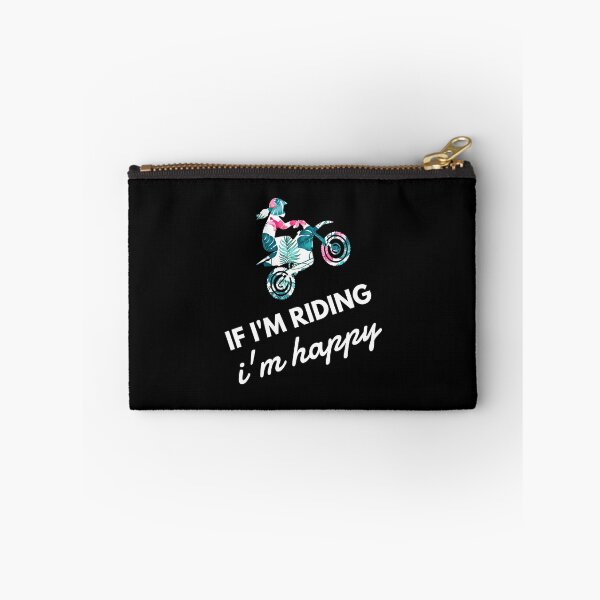 Item preview, Girls Dirt Bike Gift If I'm Riding I'm Happy Motocross Design designed and sold by OurBestBuys.