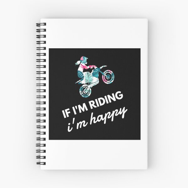 Item preview, Girls Dirt Bike Gift If I'm Riding I'm Happy Motocross Design designed and sold by OurBestBuys.
