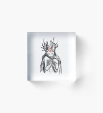 Demon Goddess Acrylic Block