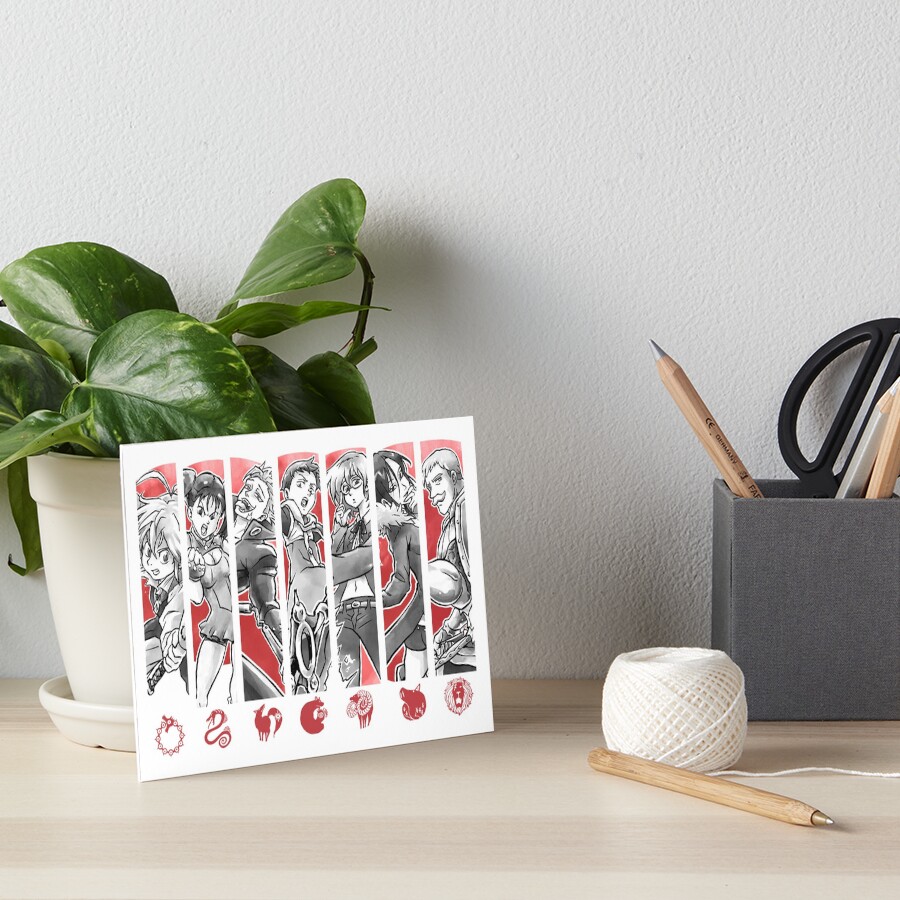 Sins Team Art Board Print