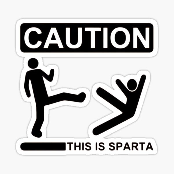 Caution - This Is Sparta - 300 - Filme - Leonidas - Caneca