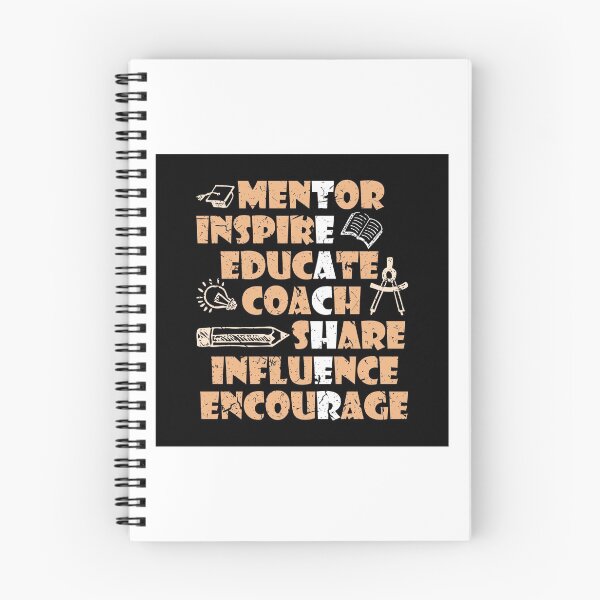 Item preview, Serious Teacher Mentor Inspire Educate Coach Share Influence Encourage designed and sold by Ginial.
