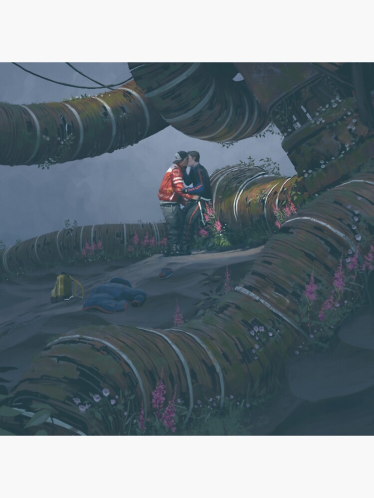 Bellbind & Fireweed by simonstalenhag
