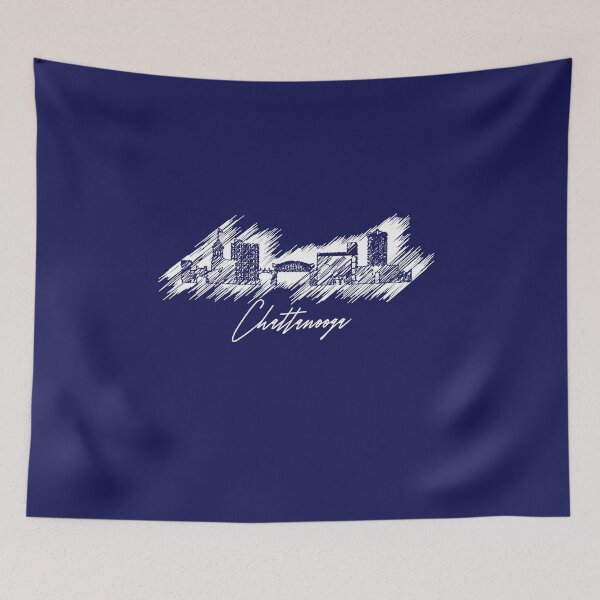 Item preview,  Chattanooga graphic scribble skyline  designed and sold by DimDom.