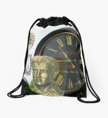 The Late Elvis Bust Drawstring Bag