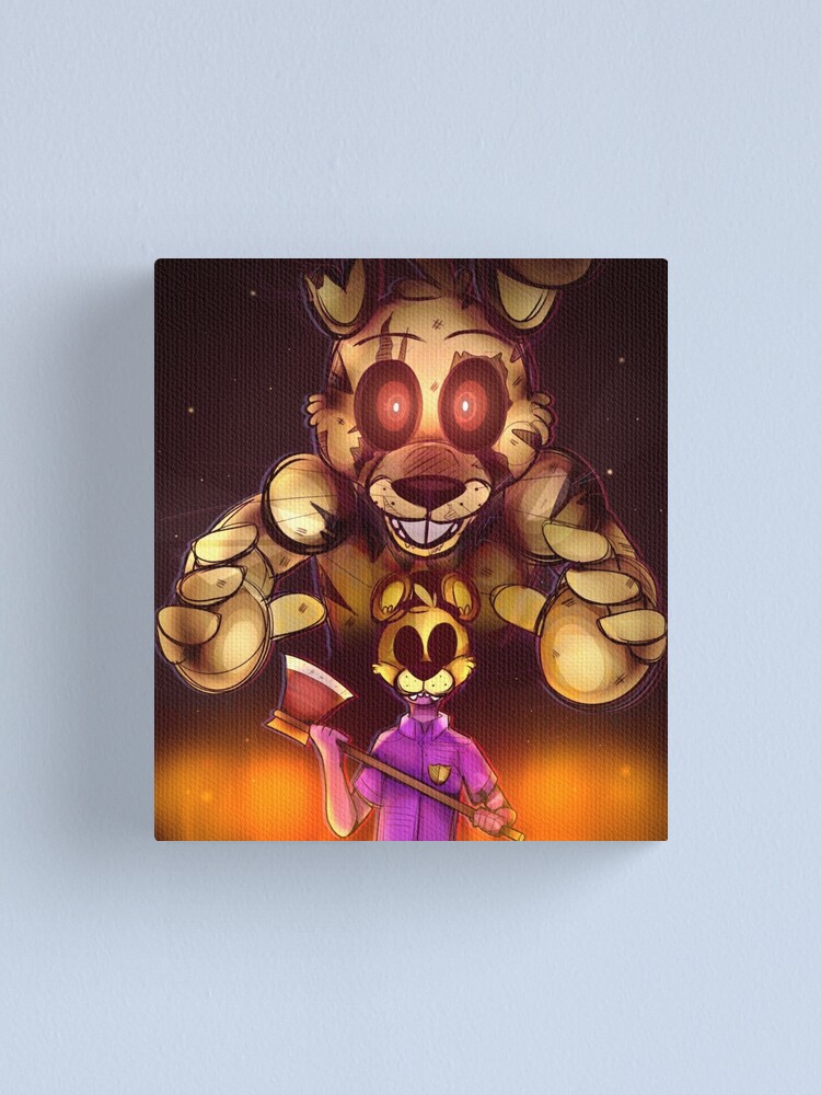 FIVE NIGHTS AT FREDDY'S FNAF -DEEP FRAMED CANVAS WALL ART PICTURE PRINT