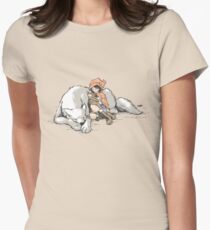 Petite Rouge en le Loup Women's Fitted T-Shirt
