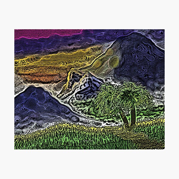 Mountain Sunset 4 Photographic Print