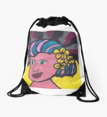 She is a hit! Drawstring Bag