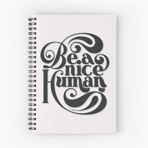 Item preview, Be a Nice Human - in black designed and sold by noviajonatan.