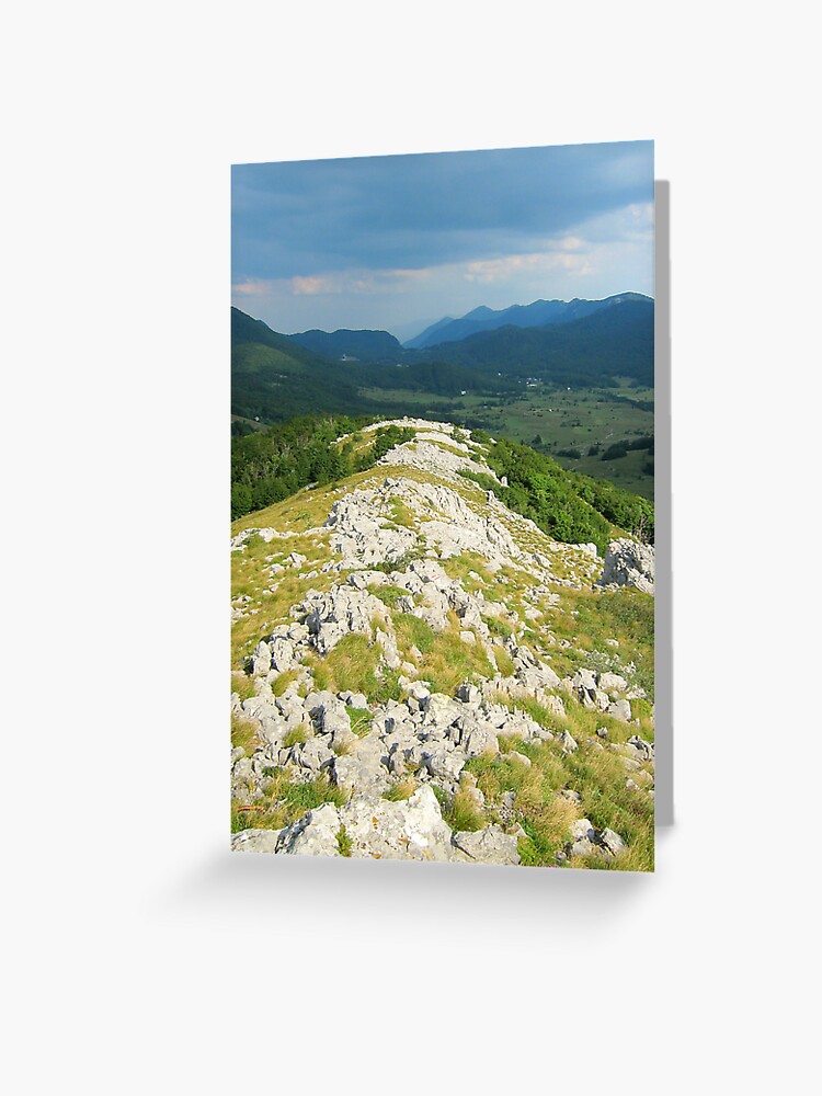 Thumbnail 1 of 2, Greeting Card, GREEN PATH designed and sold by TatianaMichaela.