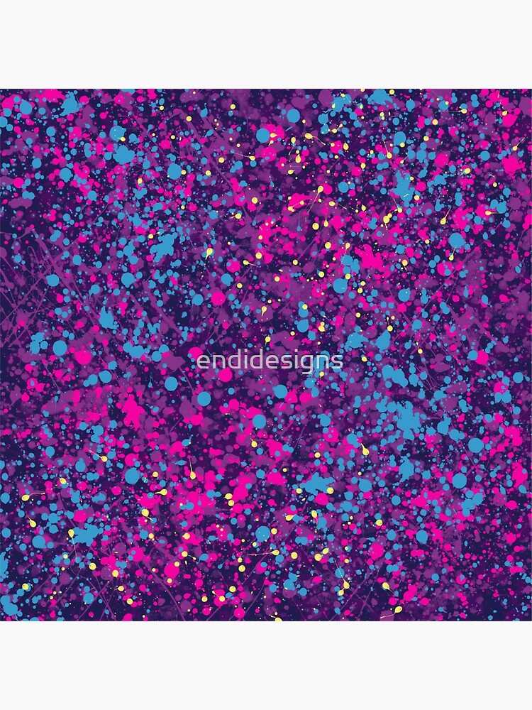 "Confetti Spray Art " Poster for Sale by endidesigns Redbubble