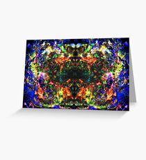 Posthardcore Psychedelic Universum Greeting Card
