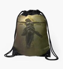 Crucifix Drawstring Bag