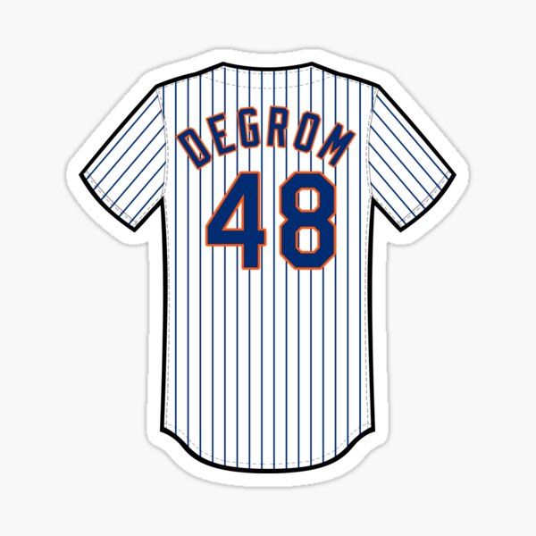 Jacob deGrom Jersey Sticker