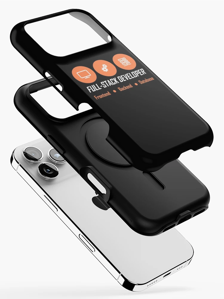 Thumbnail 2 of 4, iPhone Case, fullstack developer full-stack developer designed and sold by yourgeekside.