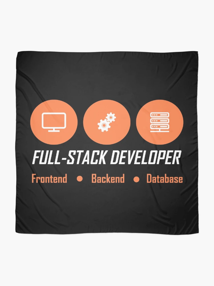 Thumbnail 2 of 3, Scarf, fullstack developer full-stack developer designed and sold by yourgeekside.