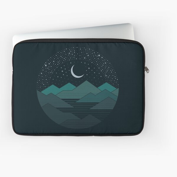 Between The Mountains And The Stars Laptop Sleeve