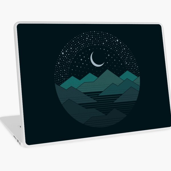Between The Mountains And The Stars Laptop Skin