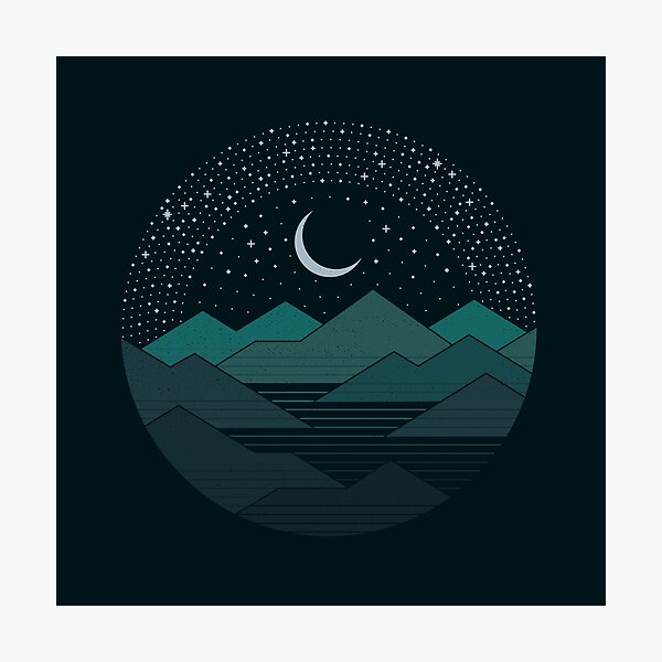 Item preview, Between The Mountains And The Stars designed and sold by thepapercrane.