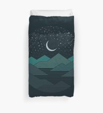 Between The Mountains And The Stars Duvet Cover