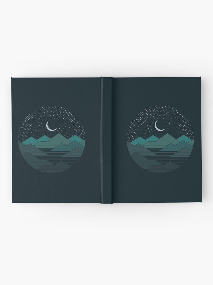 Alternate view of Between The Mountains And The Stars Hardcover Journal