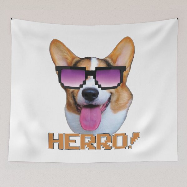 Item preview, Herro Corgi! Cute Corgi says Herro! designed and sold by WOTUFAKA.