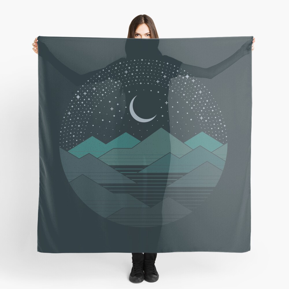 Between The Mountains And The Stars Scarf