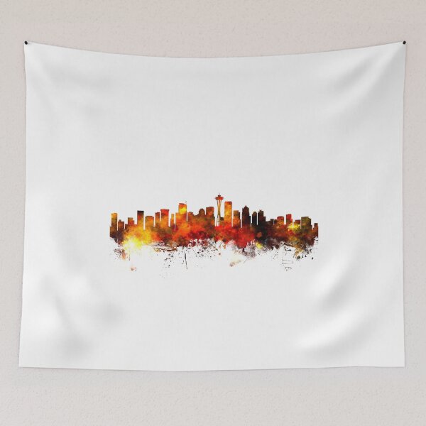 Item preview, Seattle Washington Skyline designed and sold by ArtPrints.