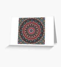 stained glass Greeting Card