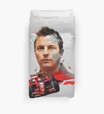 Kimi Raikkonen low poly II Duvet Cover