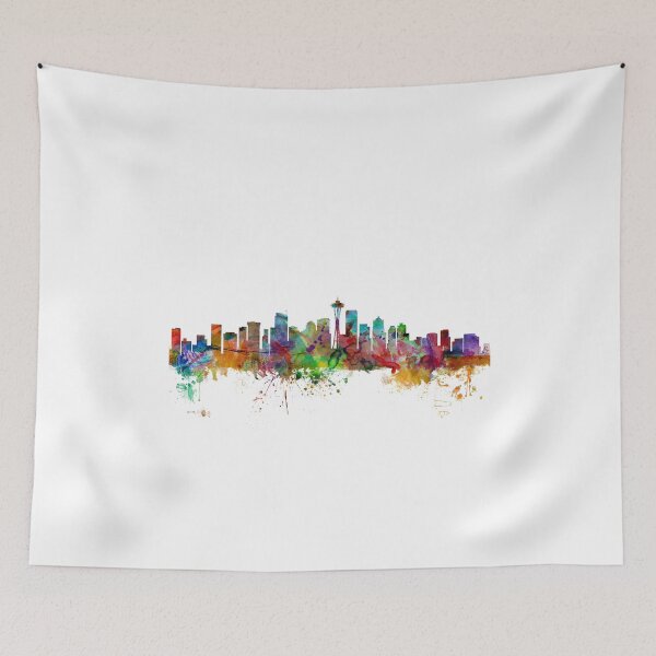 Item preview, Seattle Washington Skyline designed and sold by ArtPrints.