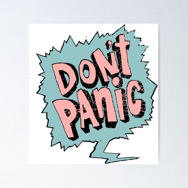 Item preview, Don't panic designed and sold by Rawpixel.
