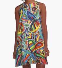 Fullcolor Art Manchester bee A-Line Dress