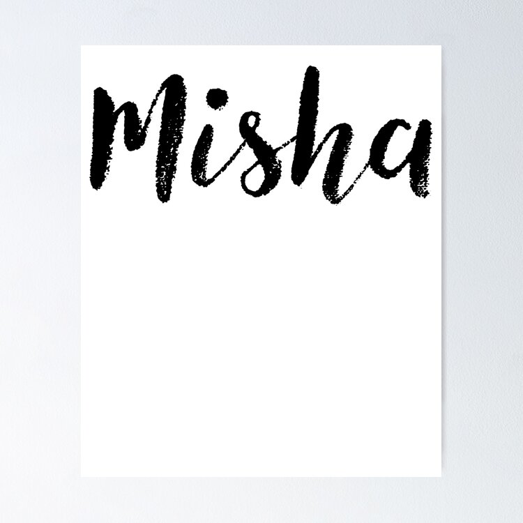 Misha - Cute Names For Girls Stickers & Shirts Sticker