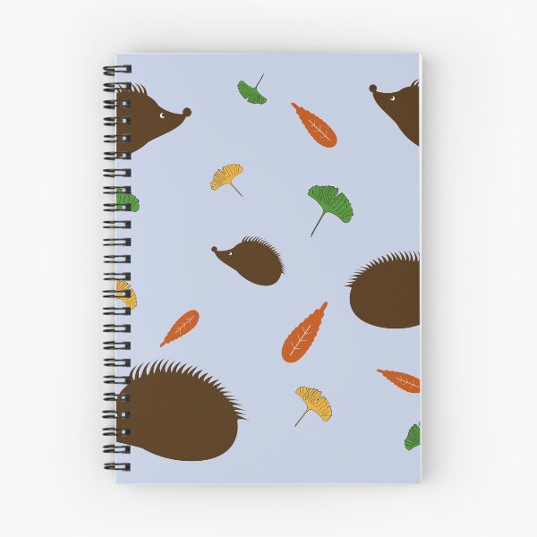 Item preview, Hedgehog, ginkgo, pattern, background, leaves, hedgehogs, ginkgo biloba, leaf designed and sold by hvasilevshop.