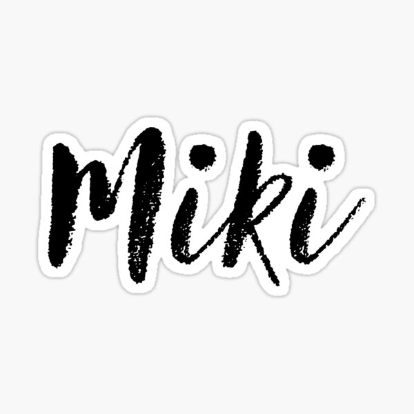 Miki Name Merch & Gifts for Sale | Redbubble