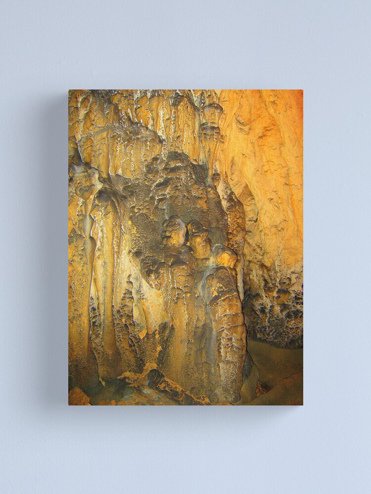 Thumbnail 1 of 3, Canvas Print, COUPLE IN LOVE - CAVE SCULPTURE designed and sold by TatianaMichaela.