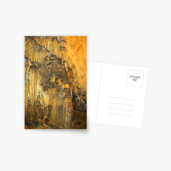 COUPLE IN LOVE - CAVE SCULPTURE Postcard