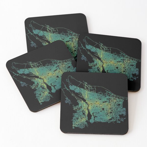 Item preview, Portland, Oregon, USA Colored Street Network Map Graphic designed and sold by ramiro.
