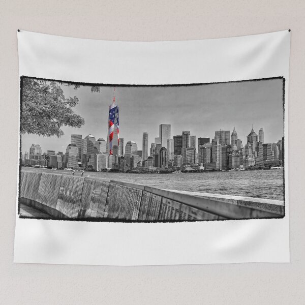 Item preview, Freedom - NYC Skyline with American Flag designed and sold by Warren Paul Harris.