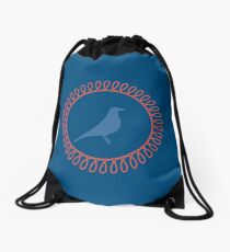 Little Birdy Drawstring Bag