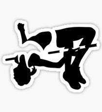 high jump Sticker