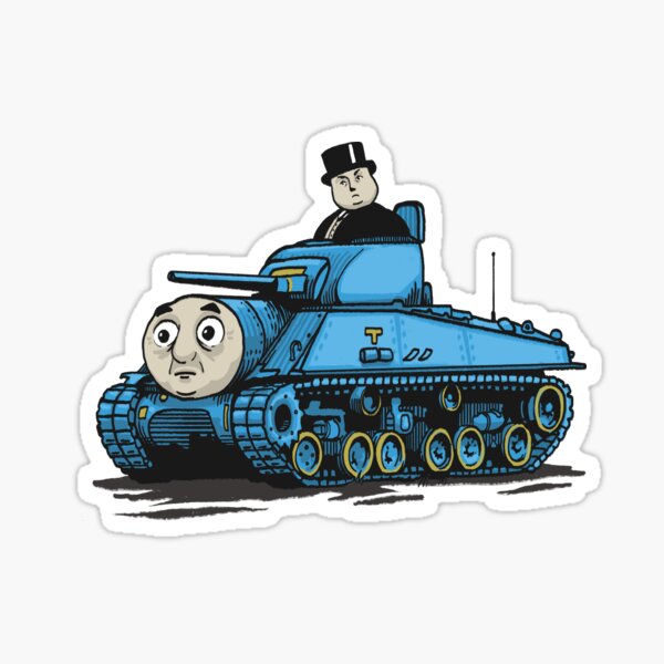 Thomas The Tank Sticker By Frederickjay Redbubble