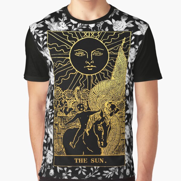 Item preview, Floral Tarot Print - The Sun designed and sold by Annalee Beer.