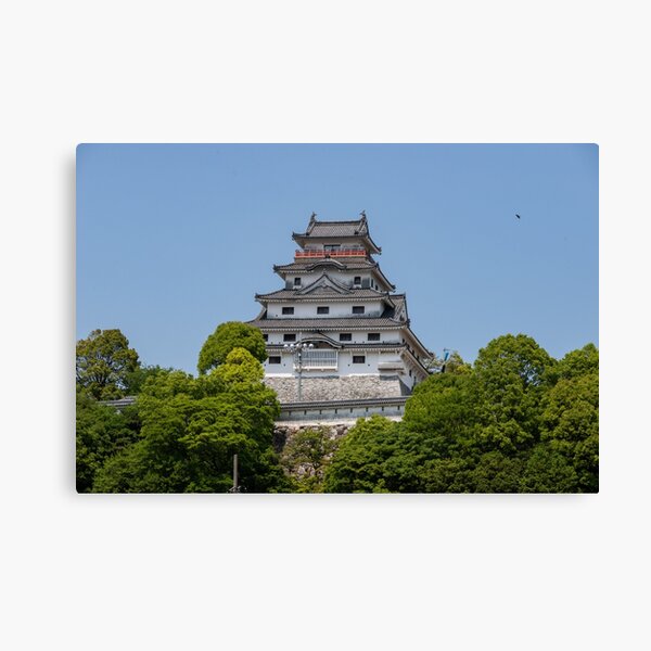 Medieval japanese castle of Karatsu in Japan Canvas Print