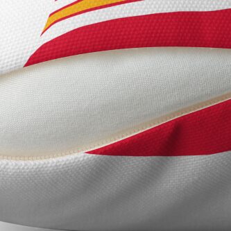 Alternate view of Chiefs Kingdom: Stripes Throw Pillow