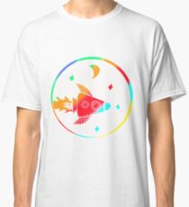 Colorful Rocket Art Design Gift Idea Classic T-Shirt