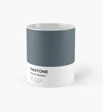 Stormy Weather Grey Pantone Simple Design Mug