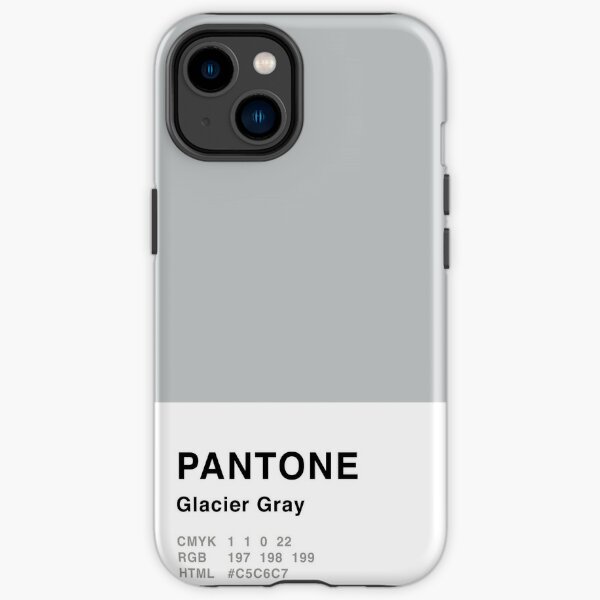 Glacier Gray Pantone Simple Design iPhone Tough Case